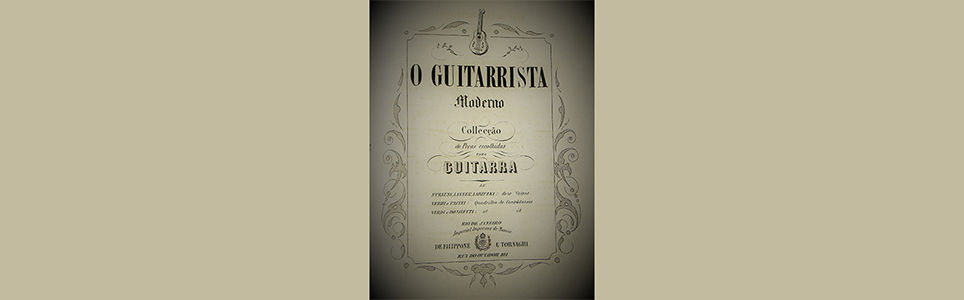 O Guitarrista Moderno (1857): partituras impressas no Brasil oitocentista