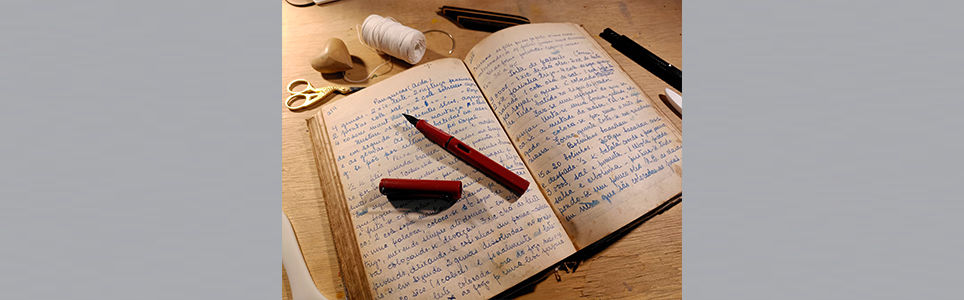 Escrever para não esquecer: caderno de receitas
