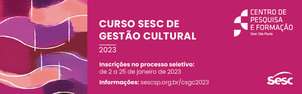  Curso Sesc de Gestão Cultural 2023