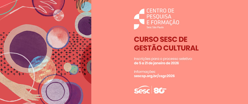 Curso Sesc de Gestão Cultural 2026